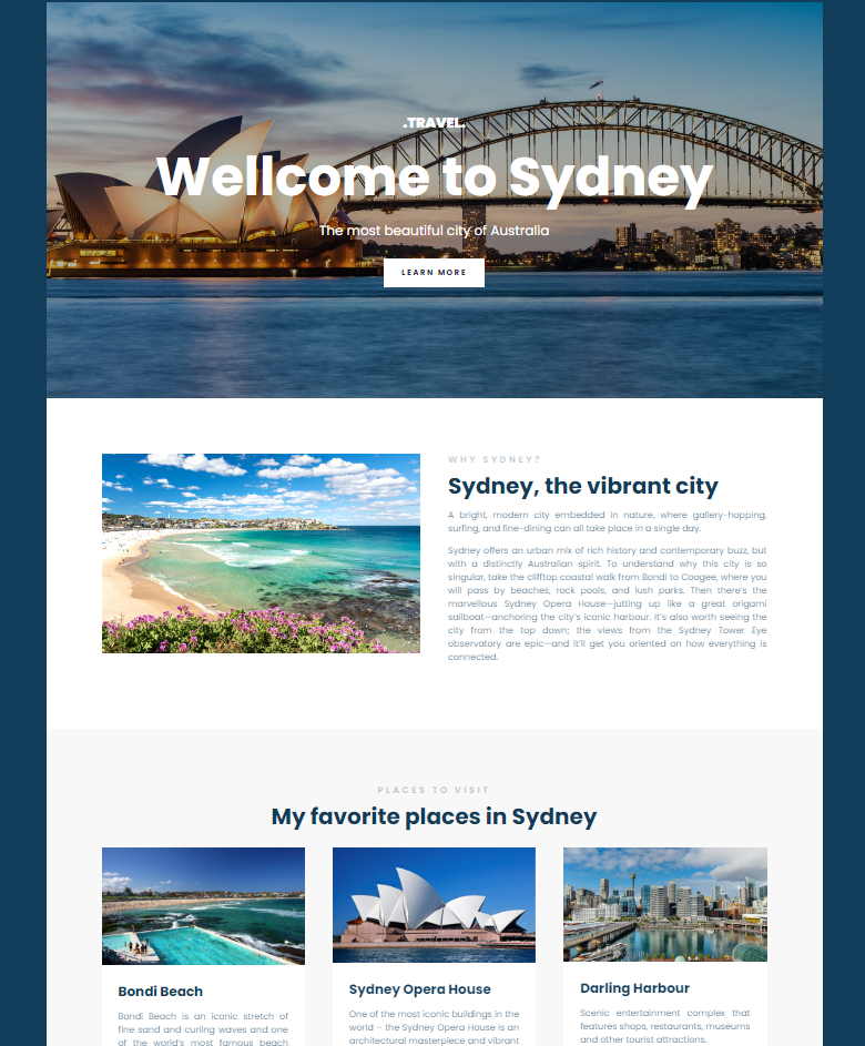 Sydney Project Preview